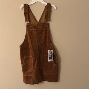 Corduroy Overall Mini Dress!